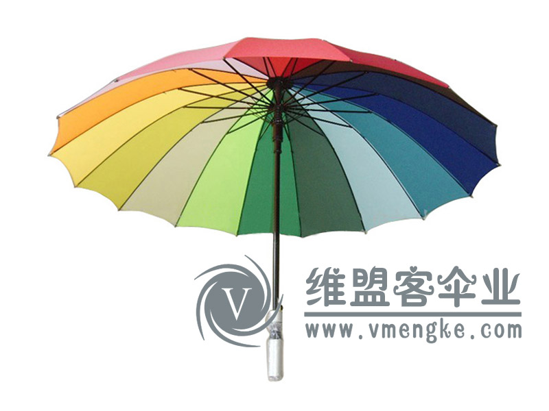 彩虹伞 广告伞2